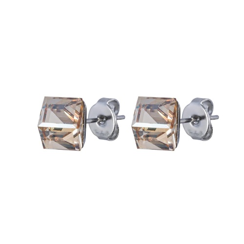 Пусеты Fiore Luna Crystal Champagne, SWE0127/2 CH S